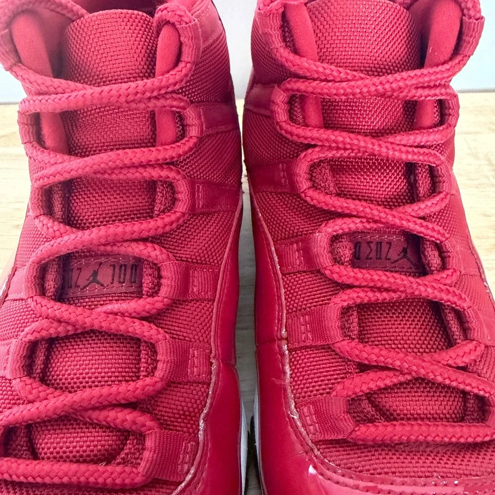 Nike Air Jordan 11 X1 Retro Win Like 96 Mens 9 Gym Red White 378037-623